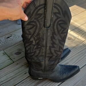 Black Western Cowboy Boots
